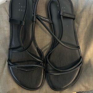 A New Day Black Sandals